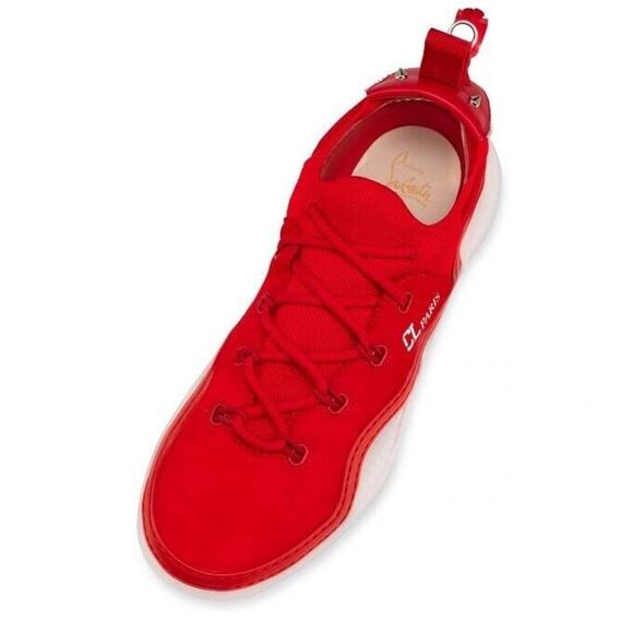 CHRISTIAN LOUBOUTIN Men's Arpoador Low-top Sneakers Red 42.5 - Picture 6 of 12